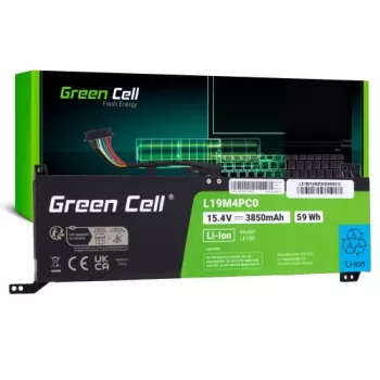 Green Cell L19M4PC0 Akumulators Lenovo Legion 5/5P/7, 60Wh, 15.36V, 3900mAh, 4-Cell, Li-ion, Melns