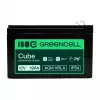 Greencell AGM VRLA 12V 12Ah Apkopes nenesošs akumulators kases aparātiem, rotaļlietām, kamerām (151x98.5x95mm)