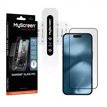 MyScreen Diamond Glass Pro ekrāna aizsargs Apple iPhone 15 Pro Max