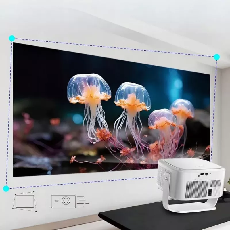 Zenwire PrimeView IMC460 Pro Mini Projektors Pārnēsājams Android 14 WiFi