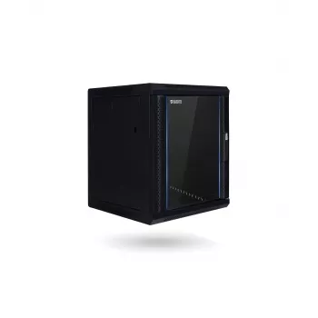 RACKTEL RL-4515WR 15U 600x450 Sienas stiprinājuma servera skapis, neizmontēts, melns