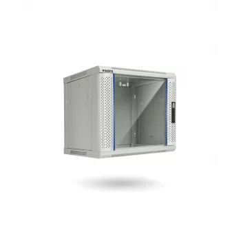 RACKTEL RL-6609WR-G 9U sienas tīkla skapis 600x600mm, pelēks (RAL 7035)