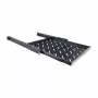 RACKTEL RL-P800W 1U 19 collu izbīdāms plaukts 800 mm dziļam statīvam, 50 kg ietilpība, melns