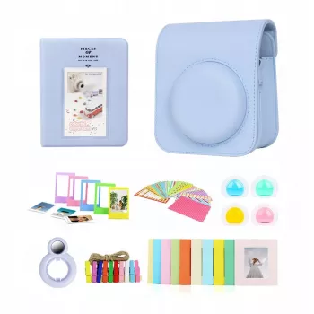 LOVEINSTANT 8-in-1 Piederumu komplekts Fujifilm Instax Mini 12 - Zils