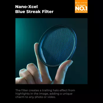 K&F Concept Nano-X Blue Streak Anamorphic Filter 58mm