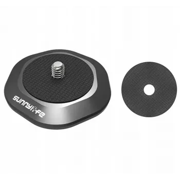 SUNNYLIFE Magnetic Mount Adapter Plate Camera, Gimbal, Phone ar 1/4 inch vītni DZ753-D