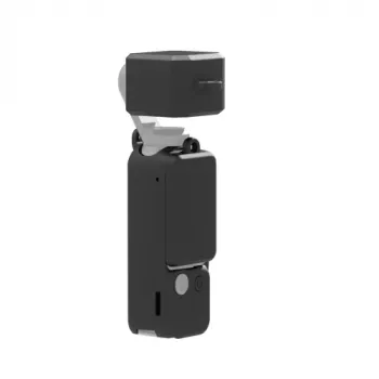 PULUZ Aizsargājošs Silikona Maciņš ar Objektīva Vāciņu un Ekrāna Vāciņu DJI Osmo Pocket 3, Melns (PU894B)