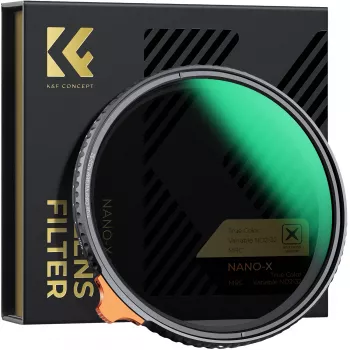 K&F Concept Mainīgais ND Filtri ND2-ND32 77mm True Color MRC Nano X