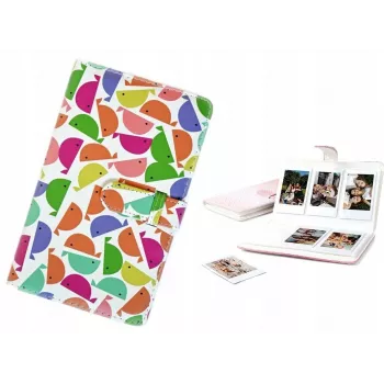 LOVEINSTANT Fotoalbums Fujifilm Instax Mini 12 40 11 9 8 7 Evo Liplay Link - 96 fotogrāfijām - Vaļu dizains
