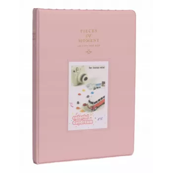 LOVEINSTANT Photo Album 128 Photos for Fujifilm Instax Mini 9 12 40 11 8 Evo Liplay Link / Pink