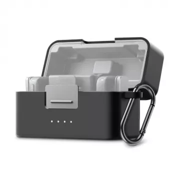 PULUZ Silicone Protective Cover for DJI Mic Mini Charging Case - Black