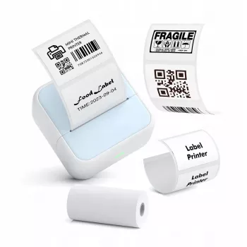 LOVEINSTANT S1 Bluetooth termoprinteris fotogrāfijām, uzlīmēm, piezīmēm, etiķetēm, 53mm, 203dpi, zils