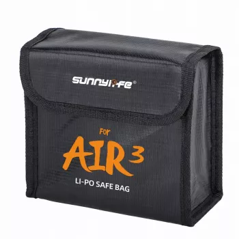 SUNNYLIFE ugunsdrošs futrālis 3 DJI Air 3 / 3S akumulatoriem