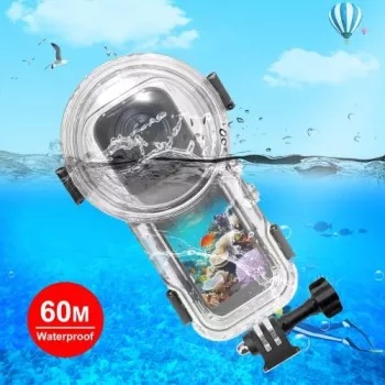 PULUZ Ūdensnecaurlaidīgs zemūdens korpuss līdz 60m Insta360 X5 / X 5 / Pu756t