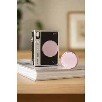 LOVEINSTANT Aizsargājošs objektīva vāciņš Fujifilm Instax Mini Evo - Rozā