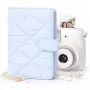 LOVEINSTANT Photo Album for 108 Photos Compatible with Fujifilm Instax Mini 12 40 11 9 8 7 Evo LiPlay Link, Blue Quilted