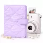 LOVEINSTANT Fotoalbums 108 fotogrāfijām, saderīgs ar Fujifilm Instax Mini 12 40 11 9 8 7 Evo LiPlay Link, Purple Quilted