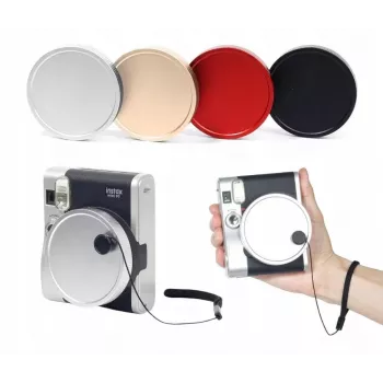 LOVEINSTANT Aizsargājošs objektīva vāciņš Fujifilm Instax Mini 90 Neo Classic - Sudrabs