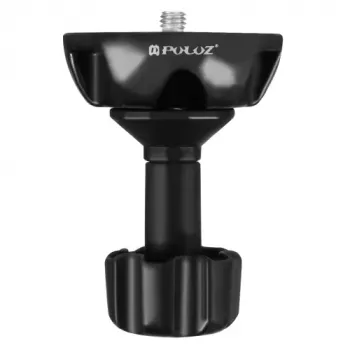 PULUZ 75mm Bowl Tripod Adapter ar 1/4 collu un 3/8 collu vītnēm, Melns (PU3503)