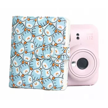 LOVEINSTANT Fotoalbums 64x Fujifilm Instax Mini 99 41 12 40 11 Evo Liplay Link / Zilie pingvīni