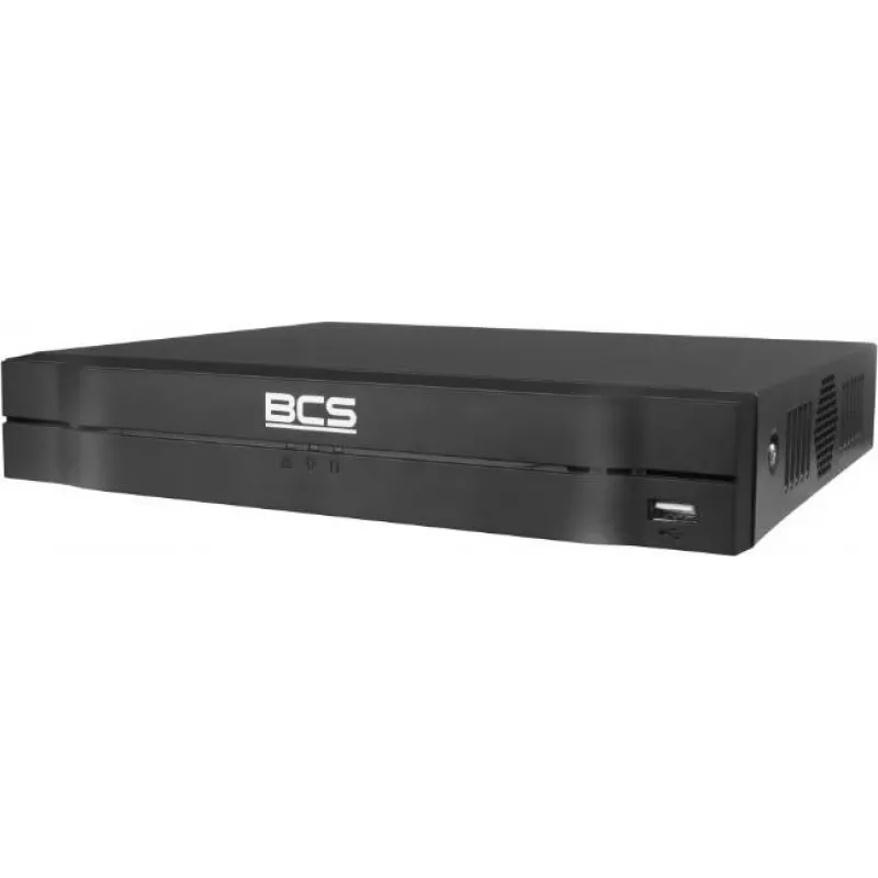 BCS 8-Kanālu 4K PoE Tīkla Video Ierakstītājs NVR, 8 PoE Porti, H.265+, 1 SATA HDD Slots, BCS-L-NVR0801-4KE-8P(2L)