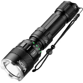 Vayox VA0099 LED Laternas 1500 lūmeni CREE XHP50 USB-C uzlādējams