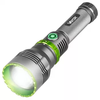 VAYOX VA0363 LED Laternas 1000 lm, Uzlādējams, USB-C, Power Bank, Melns