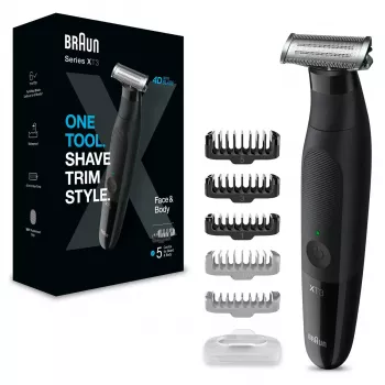 Braun Series XT3 XT3200 Trimmer - Bezvadu - Melns