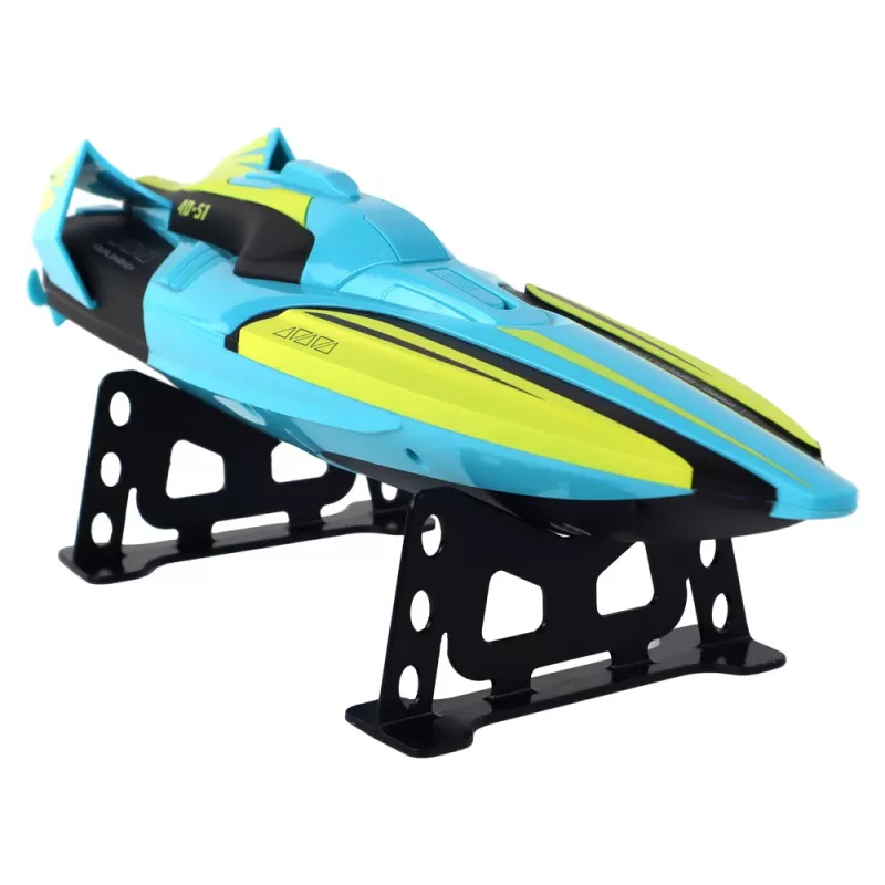 LEAN TOYS RC Ūdens Laiva 2.4G Dzelteni-Tirkīza Ūdensizturīga Tālvadība