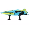 LEAN TOYS RC Ūdens Laiva 2.4G Dzelteni-Tirkīza Ūdensizturīga Tālvadība