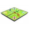LEAN TOYS Magnētiskā spēļu dēļa komplekts 7-in-1 Šahs Lūdo Backgammon Dambrete