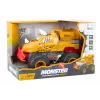 LEAN TOYS Bezceļu Auto Dinozaurs Berzes Piedziņas Pašizgāzējs Oranžs