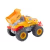 LEAN TOYS Bezceļu Auto Dinozaurs Berzes Piedziņas Pašizgāzējs Oranžs