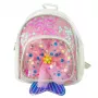 LEAN Children's Backpack Sequins Tulle Bow White 20cm 3.8L