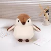 LEAN TOYS Plush Toy Sparrow Bird Brown 12cm