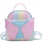 LEAN bērnu mugursoma Shiny Wings Pearls zila 22cm