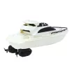 LEAN TOYS Remote Controlled RC Motor Boat Battery Powered Black and White