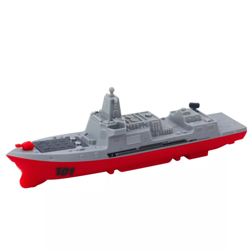 LEAN TOYS Militārais komplekts Kuģis Zemūdene Iznīcinātāji Raķetes