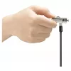 Kensington 3-in-1 drošības kabeļa slēdzene - ar atslēgu, 1,8 m (6 pēdas) - melna/sudraba