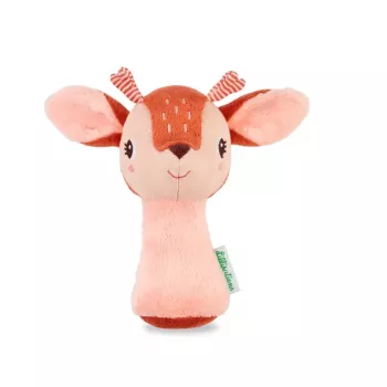 Lilliputiens Soft Rattle & Squeaker Toy Stella the Fawn 3m+