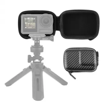 PULUZ Cietais aizsargmaciņš DJI Osmo Action 4 / Action 3 - Melns (PU946B)