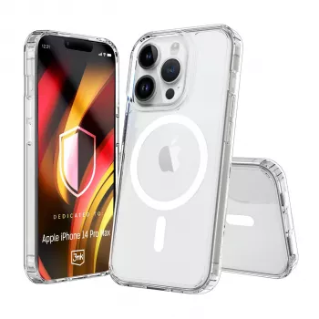 3MK PROTECTION Apple iPhone 14 Pro Max Hardy LiqForce MagCase - Melns