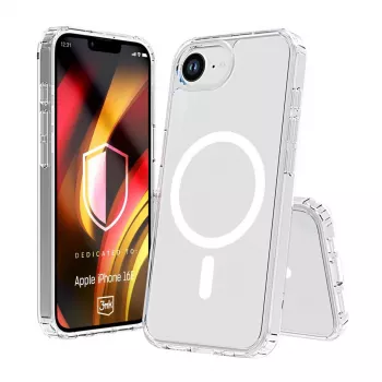 3MK PROTECTION Hardy LiqForce MagCase Apple iPhone 16E / iPhone 17E - Melns
