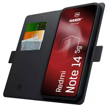 3MK PROTECTION Redmi Note 14 5G Hardy Foldy Case - Caurspīdīgs TPU aizmugures vāciņš