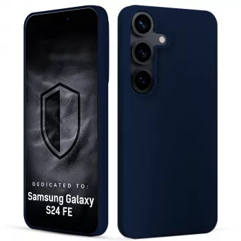 3MK PROTECTION Samsung Galaxy S24 FE - 3mk Hardy Mellow Case Dark Blue