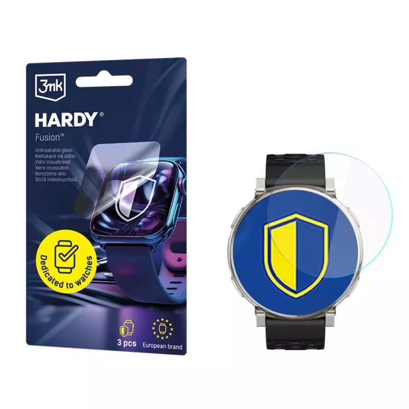 3MK PROTECTION Amazfit Active 3 Premium - 3mk Hardy Fusion pulksteņa ekrāna aizsargs