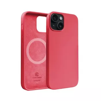Crong Color Cover Magnetic Case for iPhone 15 Plus MagSafe (Rozā)