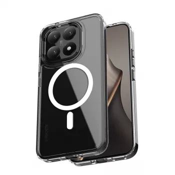 Crong Hybrid Clear Magnetic Case MagSafe for Xiaomi 15T (Transparent)