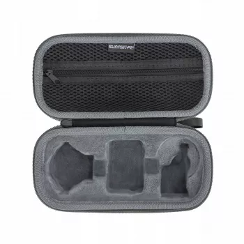 SUNNYLIFE Aizsargājošs pārnēsāšanas futrālis Insta360 Go 3, Melns, Neilons, EVA, Triecienizturīgs, Putekļu necaurlaidīgs, Šļakatu izturīgs, ar Rokas siksnu