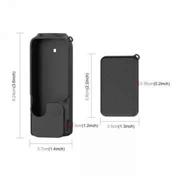PULUZ Silicone Protective Case for DJI Osmo Pocket 3 - Black